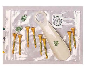 Teeline Resealable Golf Combo Poly Bags