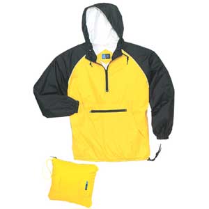 Unlined Windshirts Port & Company-Color Block Anorak