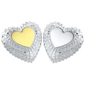 Crystal Heart Shaped Jewelery Box