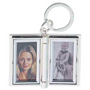 Silver Picture Frame Keychain