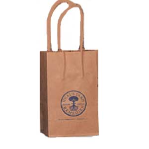 5" x 3" x 8 1/2" Paper Shopping Bags