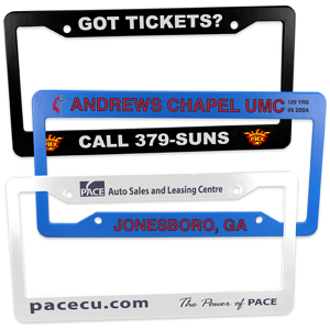 Plastic License Plate Frame