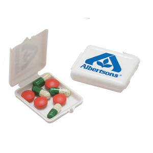 Promotional Pill Case - Pocket Thin
