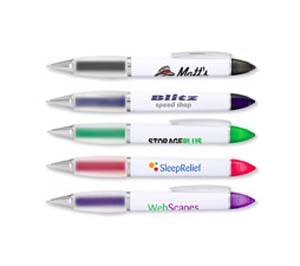 Twist Action Retractable Ballpoint/Stylus