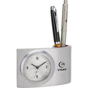 Tania Clock/Pen Stand