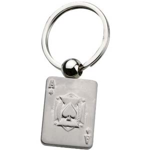 ACE Playing Card Keychain