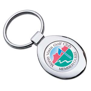 Apparier Color Domed Keyring
