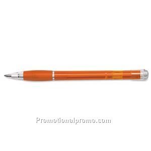Paper Mate Visibility Translucent Orange Barrel Ball Pen