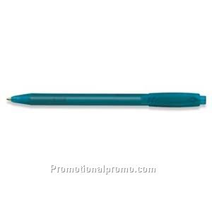 Paper Mate Sport Retractable Translucent Teal Barrel, Blue Ink Ball Pen