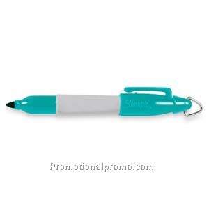 Sharpie Mini Grey Barrel/Aqua Permanent Marker