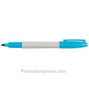 Sharpie Fine Point Grey Barrel/Turquoise Permanent Marker