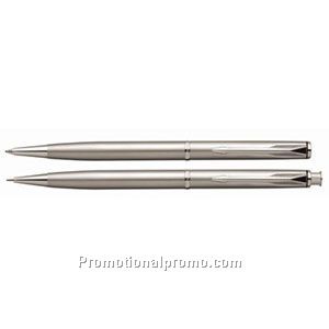 Parker Insignia Stainless Steel CT Ball Pen/Pencil Set