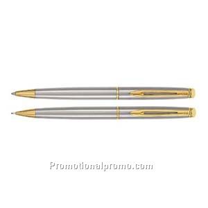 Waterman H59757isph59506e Stainless GT Ball Pen/Pencil Set
