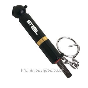 Automotive Tire Pressure Gauge Key Chain