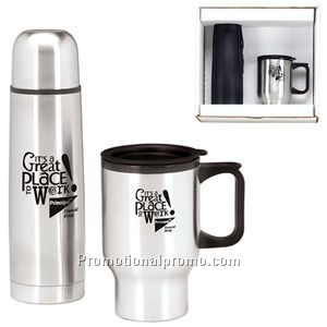 Stainless Trip Mug & Thermo w/ Case