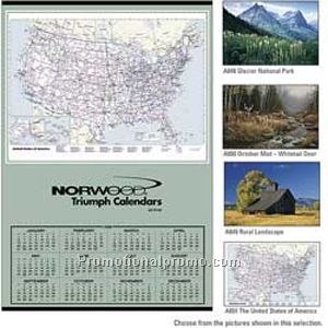 Desk Pad with Vinyl Corners (Red & Black)