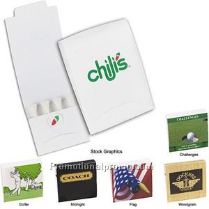 Stock 4-1 Golf Tee Packet - 3-1/4" Tee