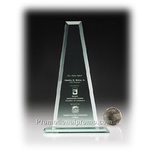 16" Jade Crystal Tower