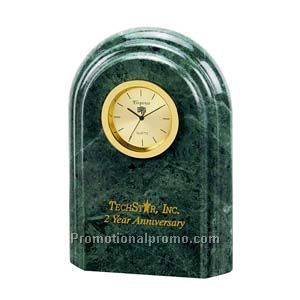 Verde Marble Analog Clock