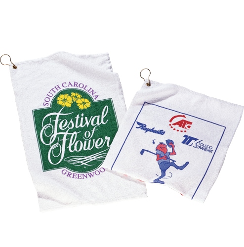 Golf towel with ring