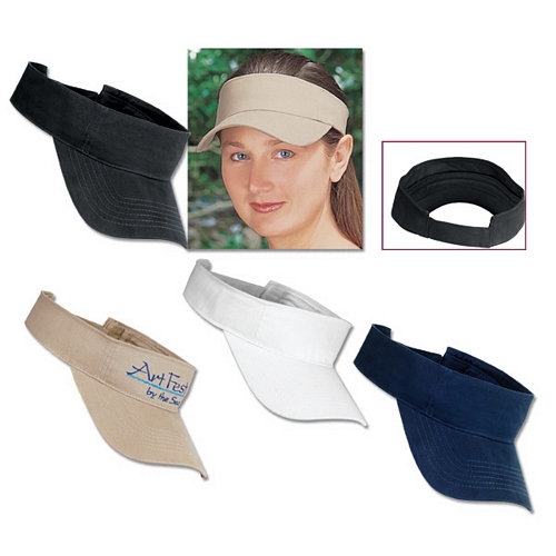 BRUSHED COTTON VISOR