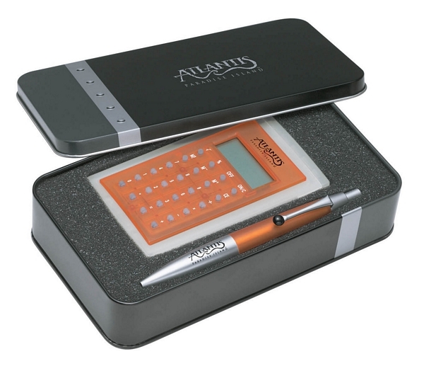 Ballpoint Pen / Calcu-Card Holder Giftset