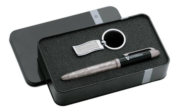 Ballpoint Pen / Keyring Giftset
