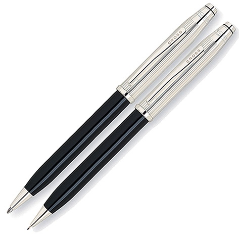 Century II - Sterling Silver/Black Lacquer