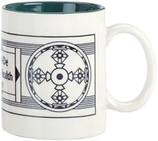 11 oz 2-Tone Glossy C-Handle Mug