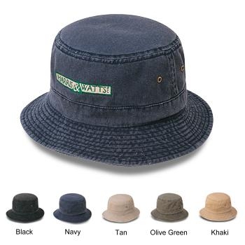 Bucket Hat Pigment Dyed & Washed