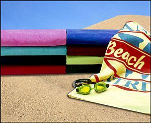 35 x 60, 14 lb. Terry Velour Beach Towel