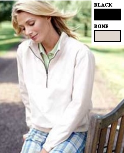 Antigua Ladies' Cascade Solid 1/2-Zip Windshirt