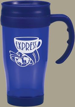 15 oz Translucent Double Wall Travel Mug