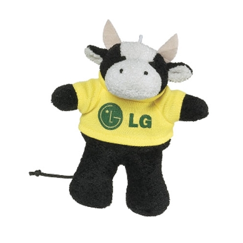 Cow Mini Bean Bag Keychain