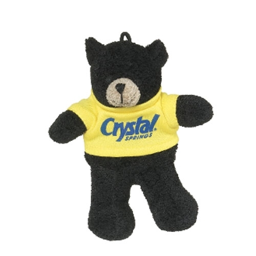 Black Bear Mini Bean Bag Keychain