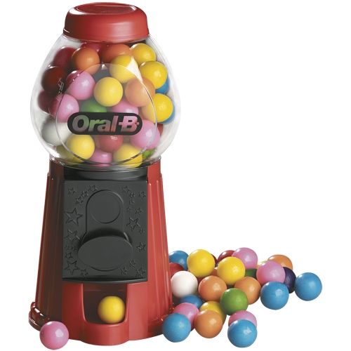 Filled gumball machine