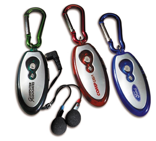 FM AUTO-SCAN CARABINER RADIO