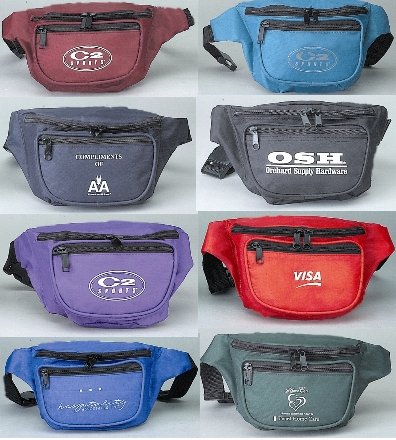Classic 3 Zippers Fanny Pack