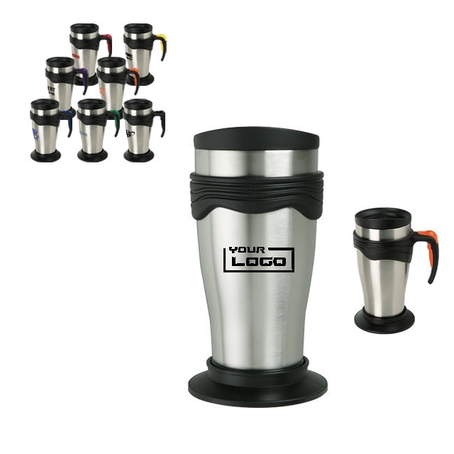 Salia 16 oz Steel Mug w/Handle