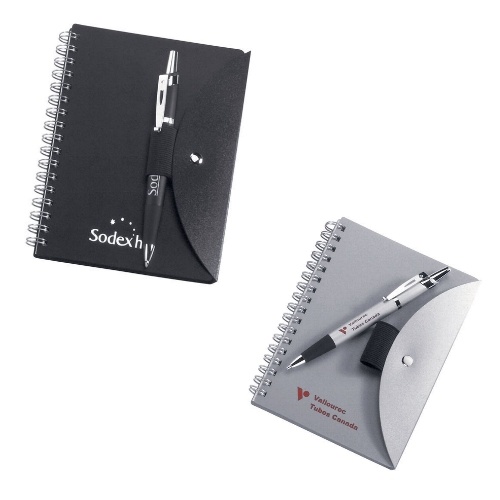 Spiral Notebook With Pen - 4 X 6