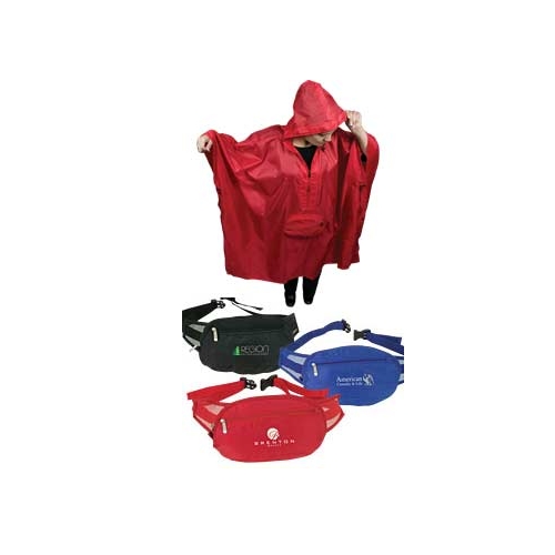 Foldable Waist Bag/Poncho