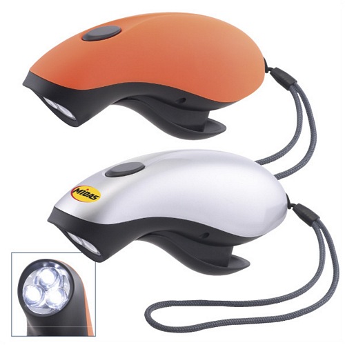 CRESCENT HAND-POWERED FLASHLIGHT