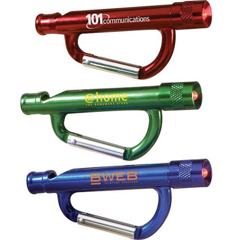 Orb Clip-on Flashlight / Whistle