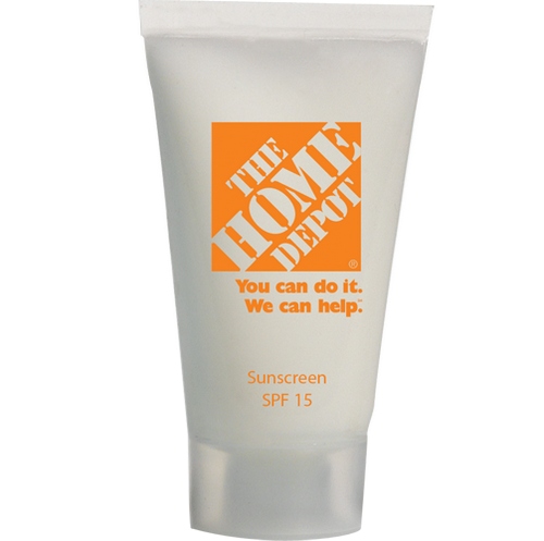 1.2 oz Tube filled with SPF15 Sunscreen