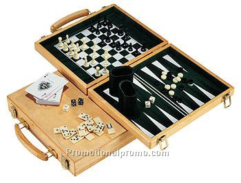 4 IN 1 WOODEN GAME