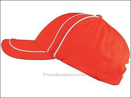 6 Panel Polo Twill Cap Piping