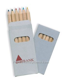 6 Coloured pencils in carton