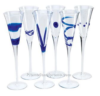 6-piece champagne glasses