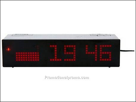 Alarm clock Dot Matric red LED,...