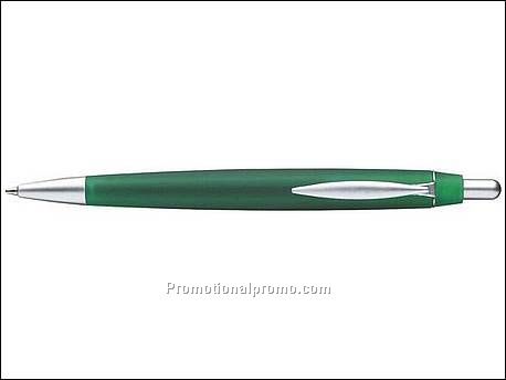 Albany. Balpen. Blauw schrijvend.